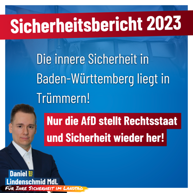 Innere Sicherheit liegt in Trümmern!